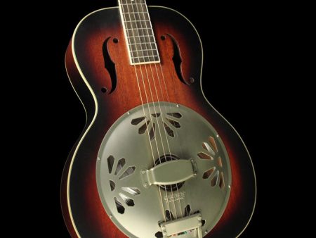 Gretsch Guitars G9241 Alligator Biscuit Round Neck Acoustic Resonator Guitar 2-Color Sunburst Online Sale